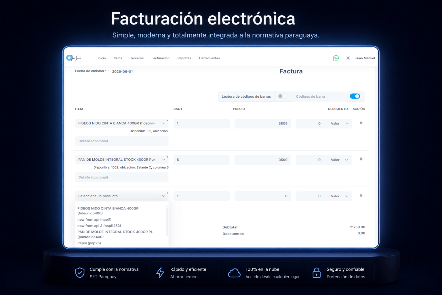Sistema de Facturación Electrónica Paraguay